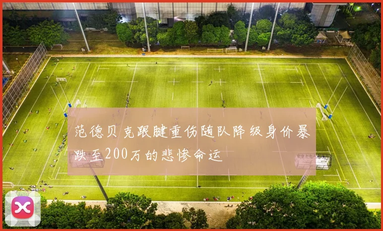 范德贝克跟腱重伤随队降级身价暴跌至200万的悲惨命运